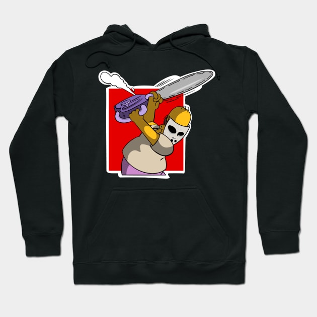 Chainsaw and Hockey mask Hoodie by ThatJokerGuy